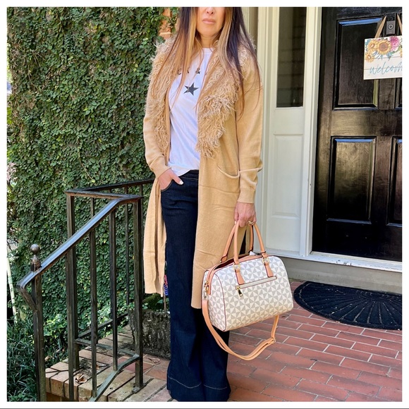 39 Most Fabulous Soft Long Viscose Blend Sweater Knit Cardigan with pockets - Picture 7 of 9